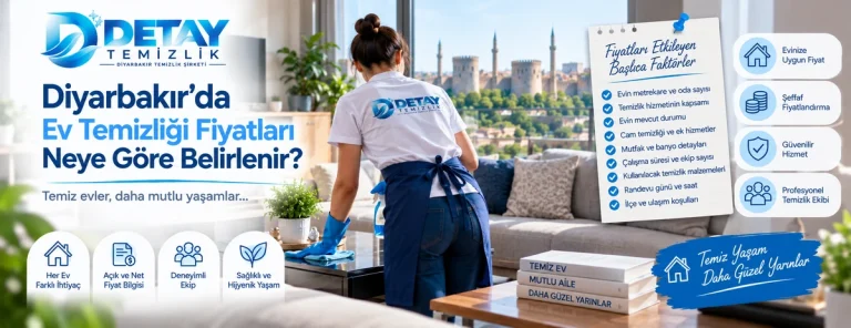 Diyarbakır’da ev temizliği fiyatları